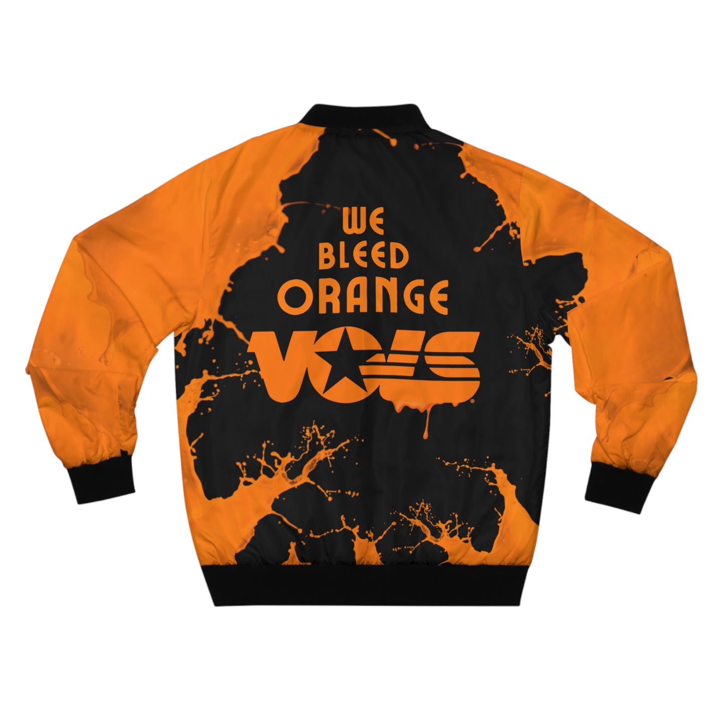 TN VOLS - We Bleed Orange - Men's Bomber Jacket - Blk/Orange