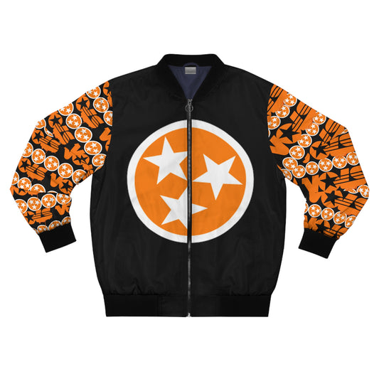 TENNESSEE VOLS - MENS BOMBER JACKET - BLK