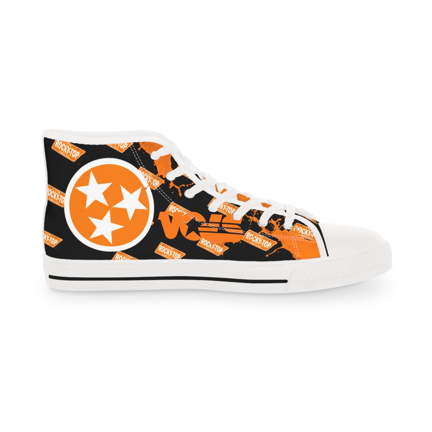 TN VOLS - WBO - Mens Black High Top Sneakers