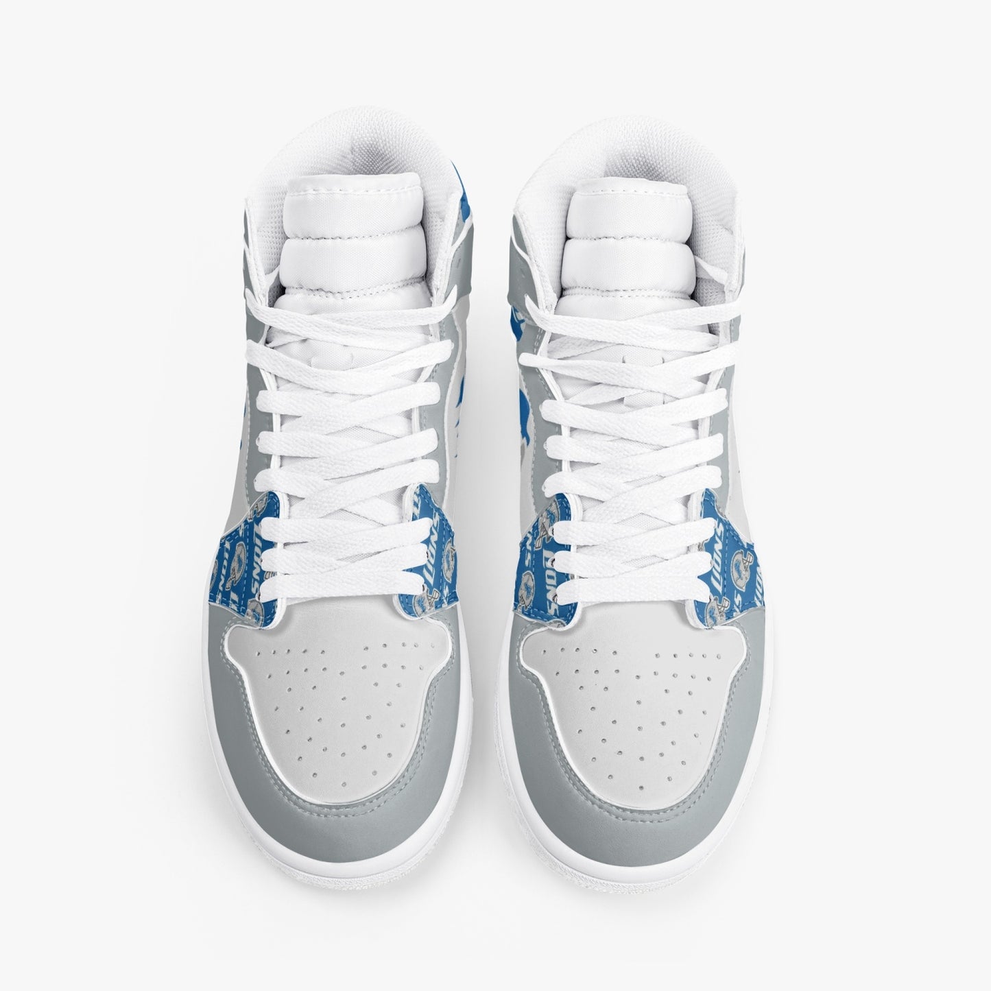 NFL Playoff Collection - Detroit Lions - Leather Sneakers