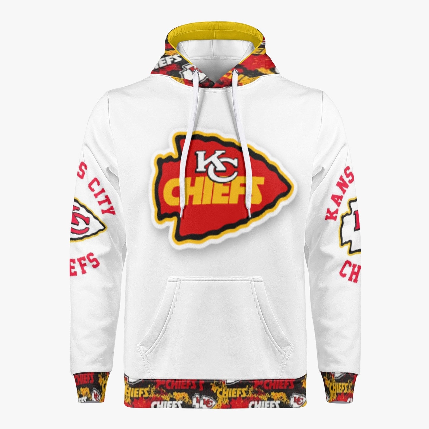 NFL Playoff Collection - Kansas City Chiefs - White Trending Hoodie