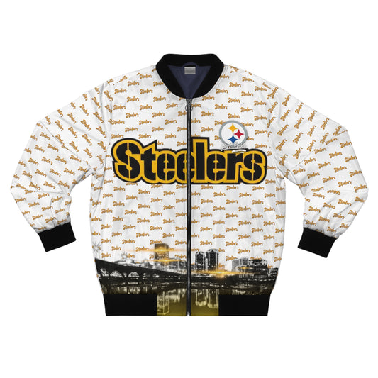 Steel Pride Collection - Steel City / Steeler Print - White