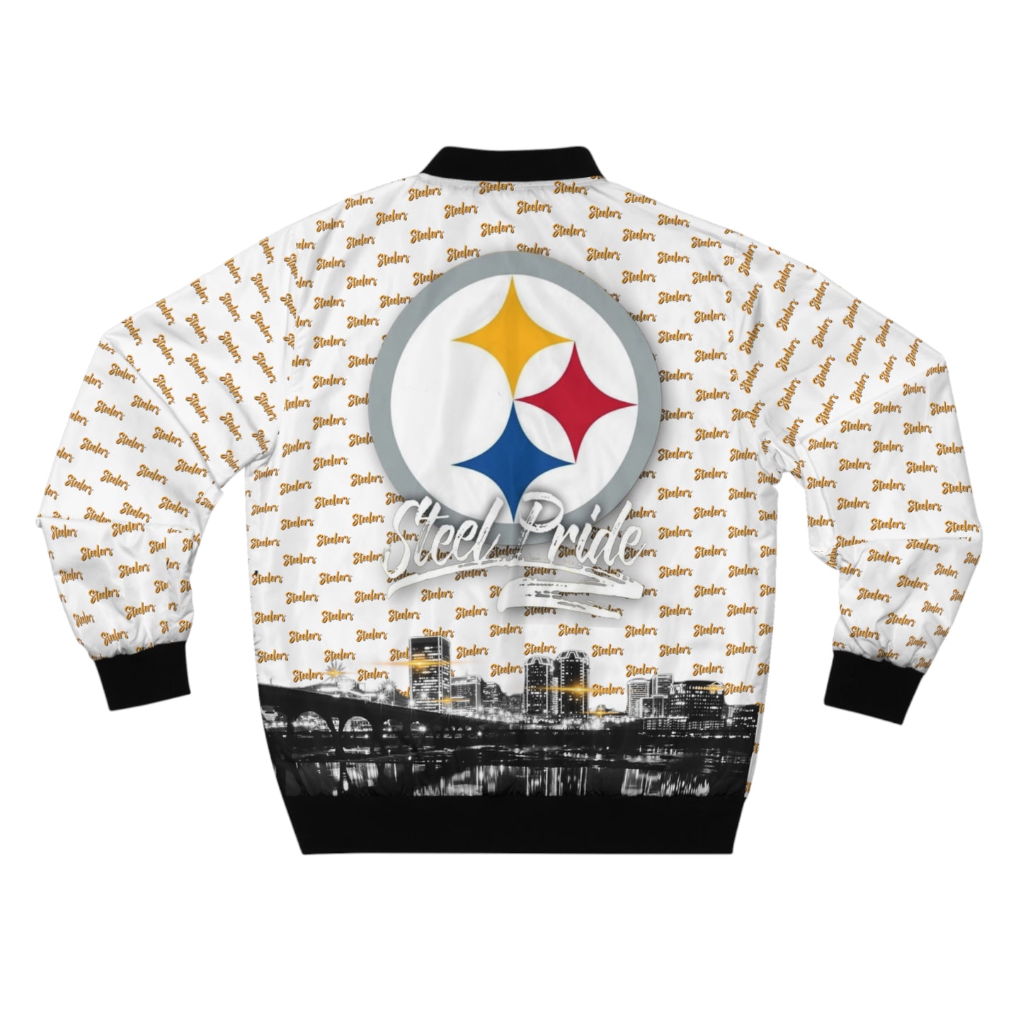 Steel Pride Collection - Steel City / Steeler Print - White