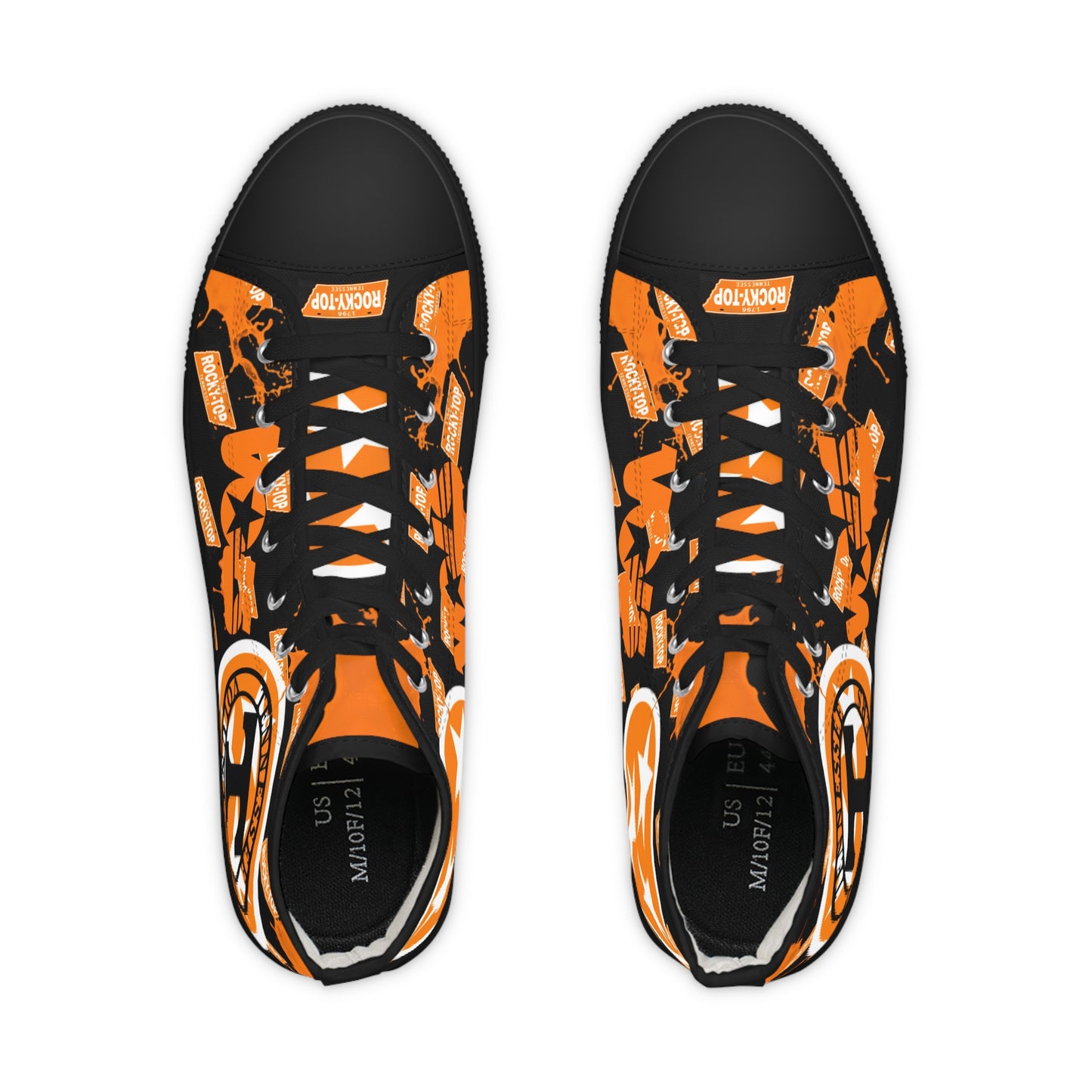 TN VOLS - WBO - Mens Black High Top Sneakers