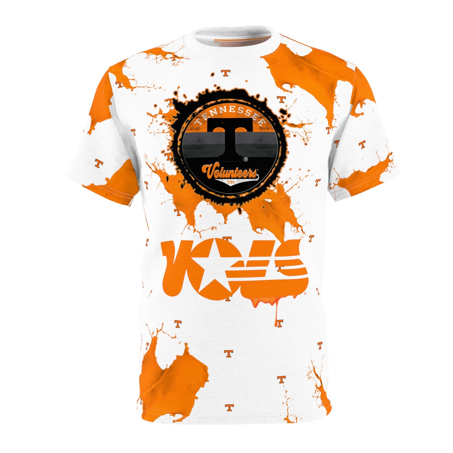 TN VOLS - WBO - Volunteers - Full Orange Bleed - WHT