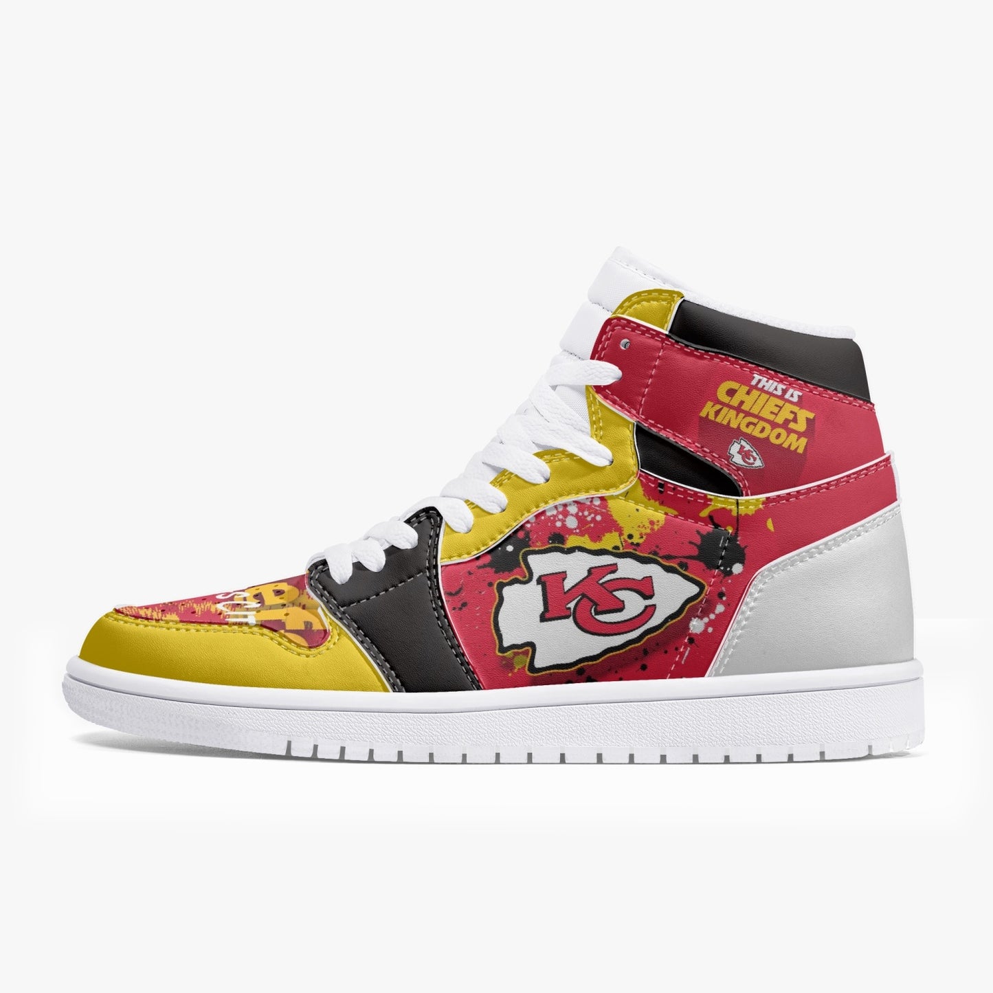 NFL Playoff Collection - Kansas City Chiefs - Epic - Trending Leather Sneakers