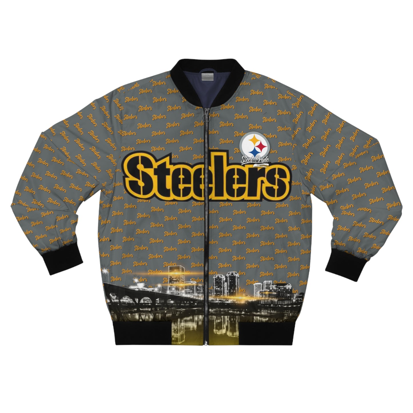 Steel Pride Collection - Steel City / Steeler Print - Dark Grey