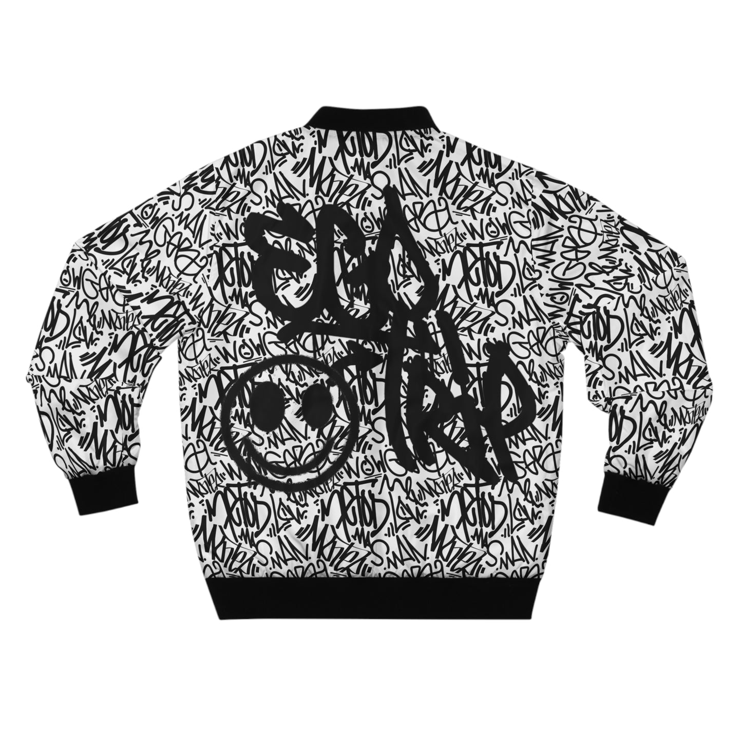 Graffiti Collection - Face Me/Ego Trip  - Bomber Jacket - Black/White