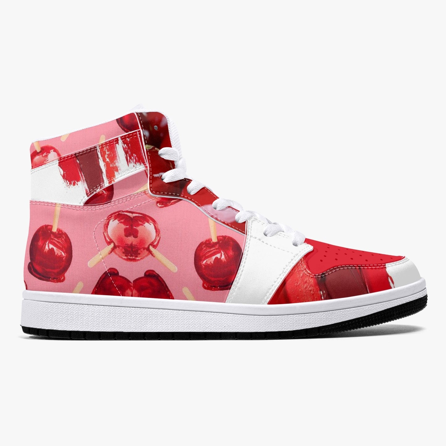 Candy Apples - High-Top Leather Sneakers