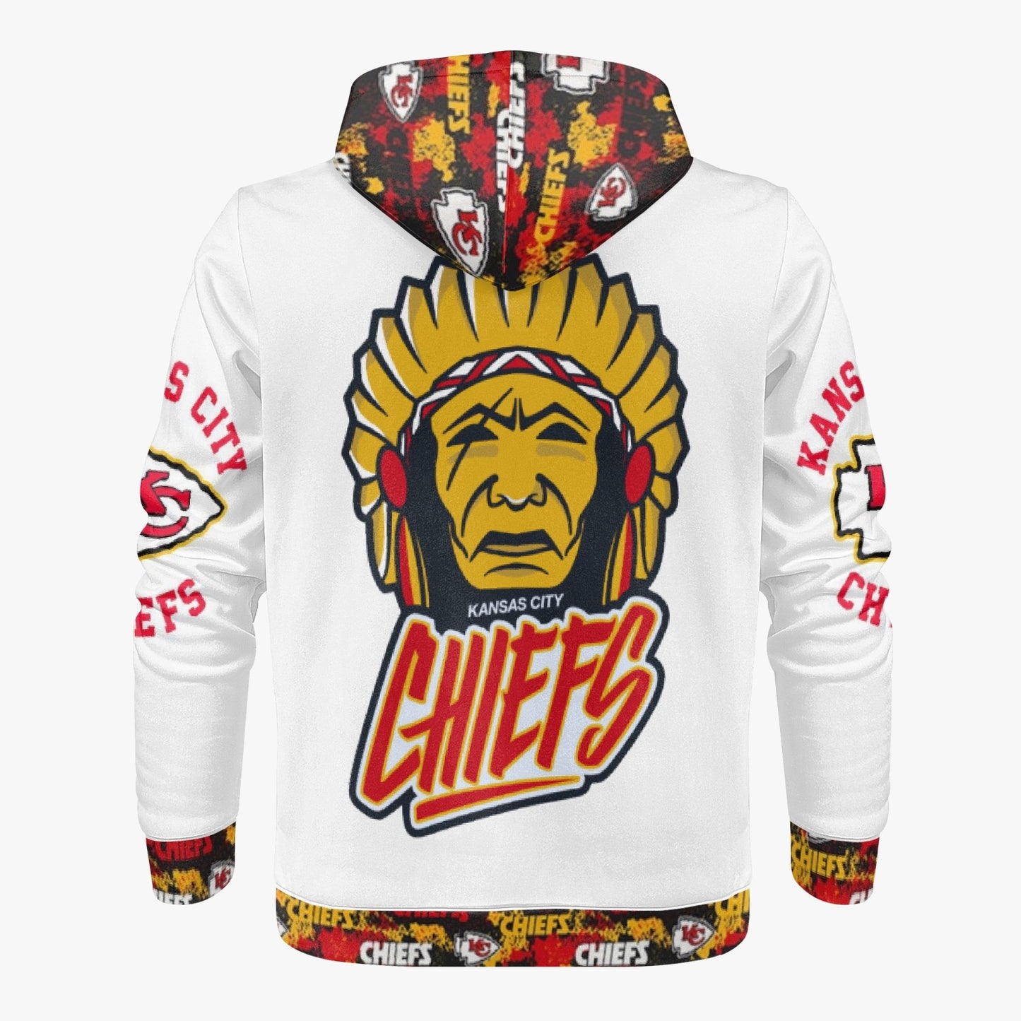 NFL Playoff Collection - Kansas City Chiefs - White Trending Hoodie