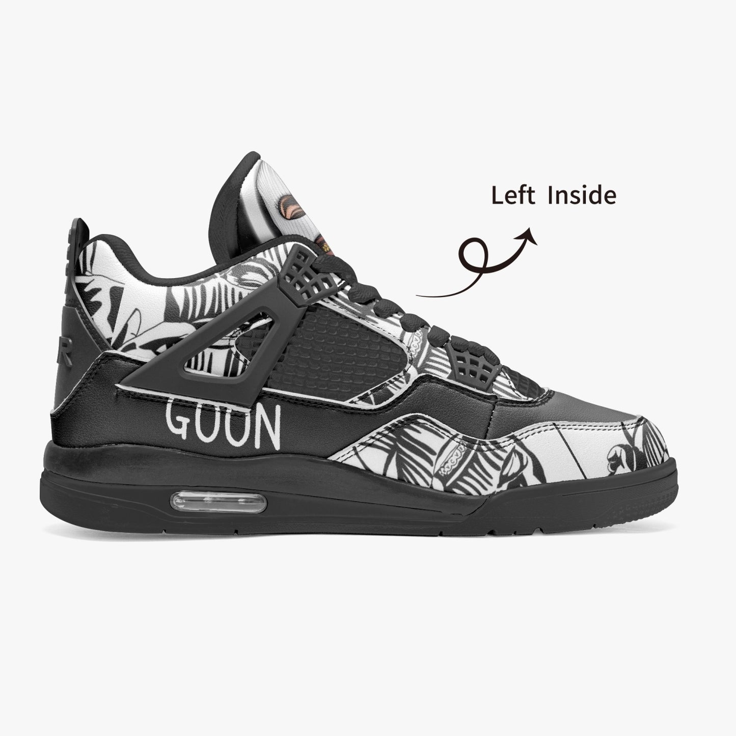 Goon Life -  Basketball Sneakers -Black Sole