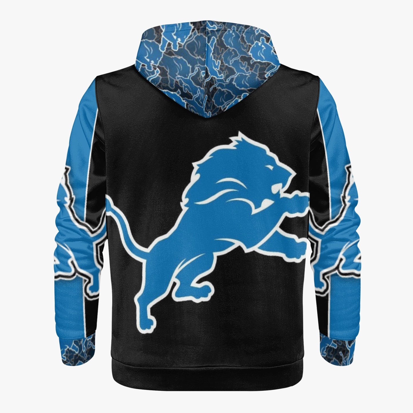 NFL Playoff Collection - Detroit Lions - Black Trending Hoodie