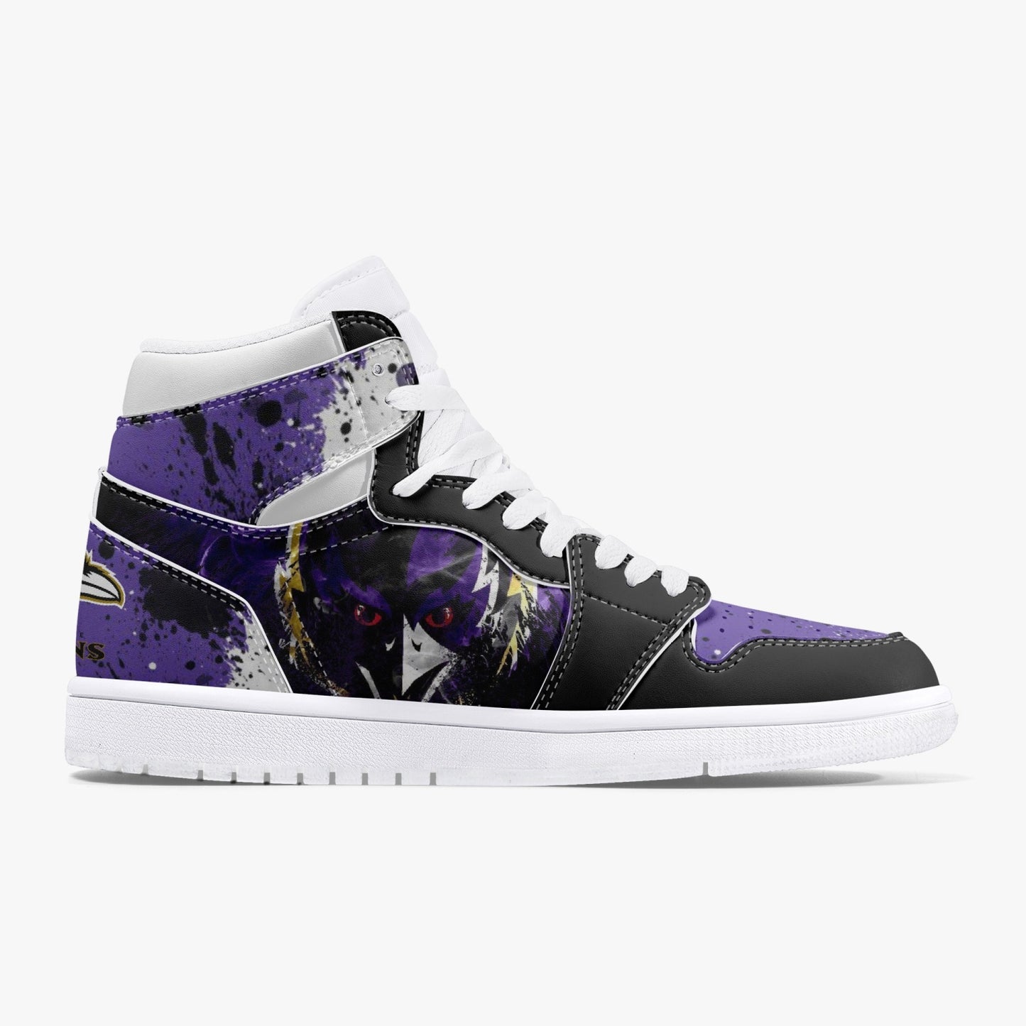 NFL Playoff Collection - Baltimore Ravens - Big Rave - Leather Sneakers