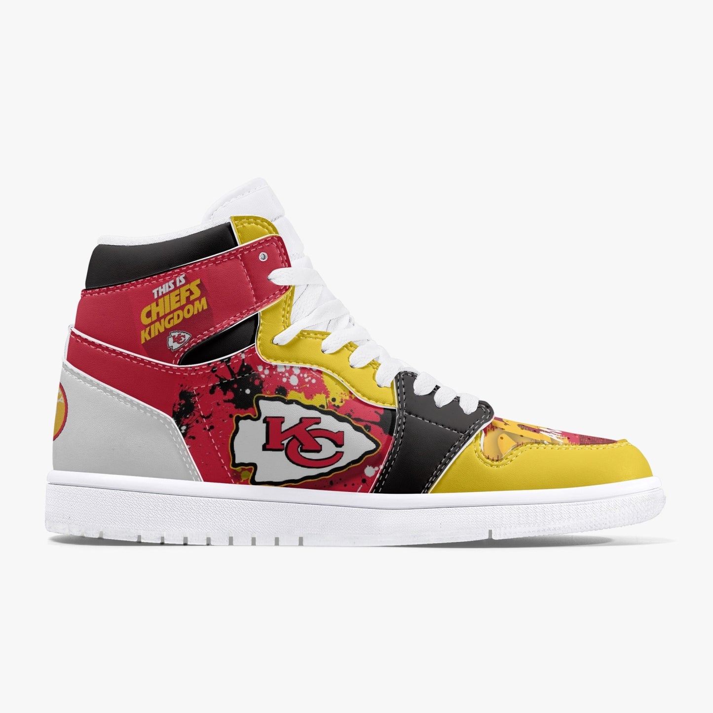 NFL Playoff Collection - Kansas City Chiefs - Epic - Trending Leather Sneakers