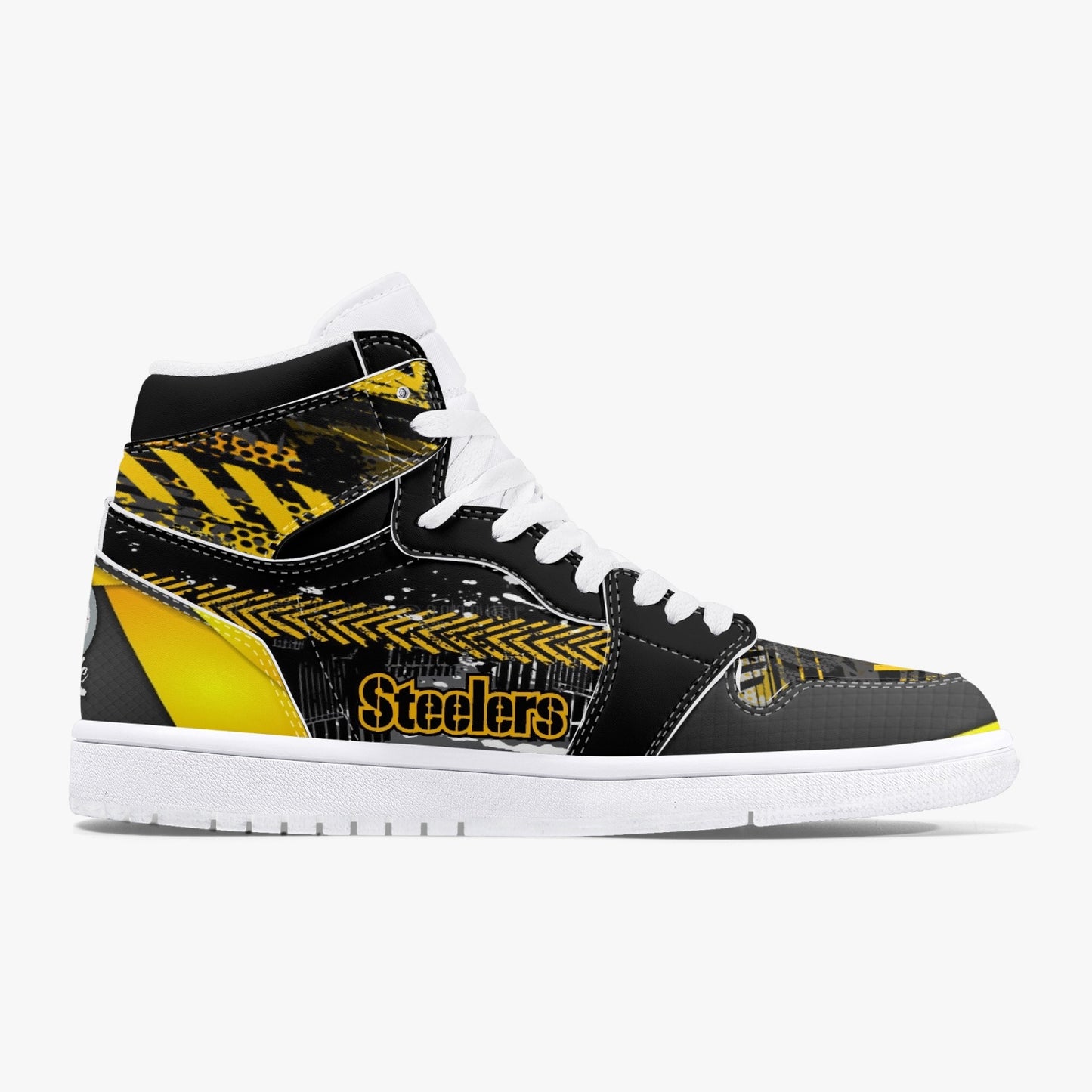 Steel Pride Collection - High-Top Leather Sneakers