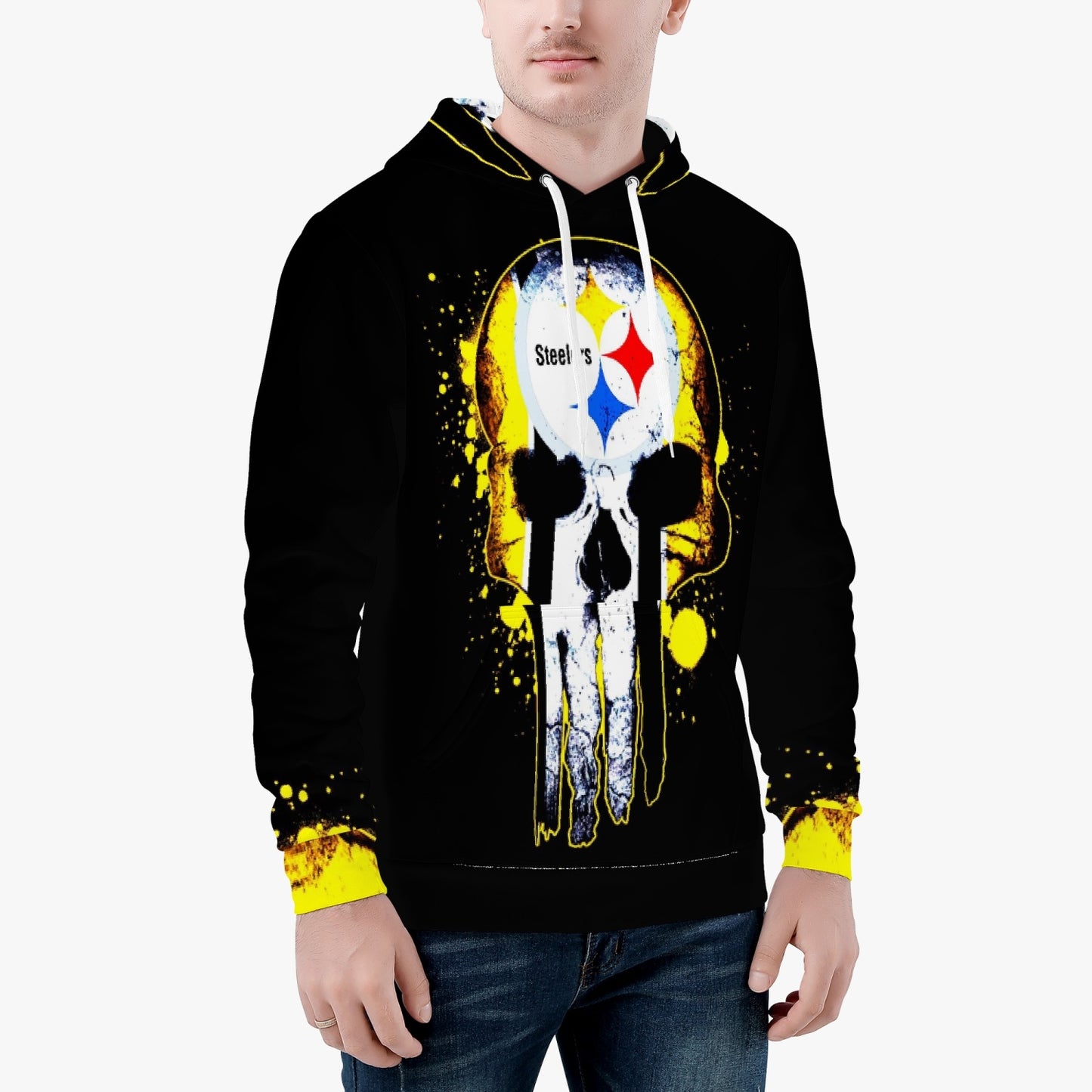 Steel Pride Collection - Pittsburg Steelers Skull Drip - Trending Hoodie