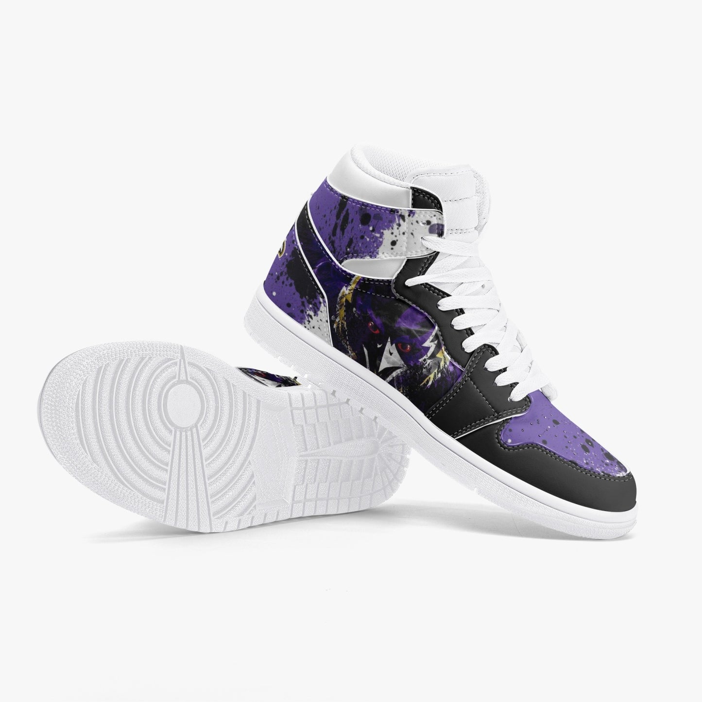 NFL Playoff Collection - Baltimore Ravens - Big Rave - Leather Sneakers