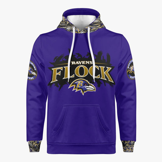 NFL Playoff Collection - Baltimore Ravens - Flock - Trending Hoodie