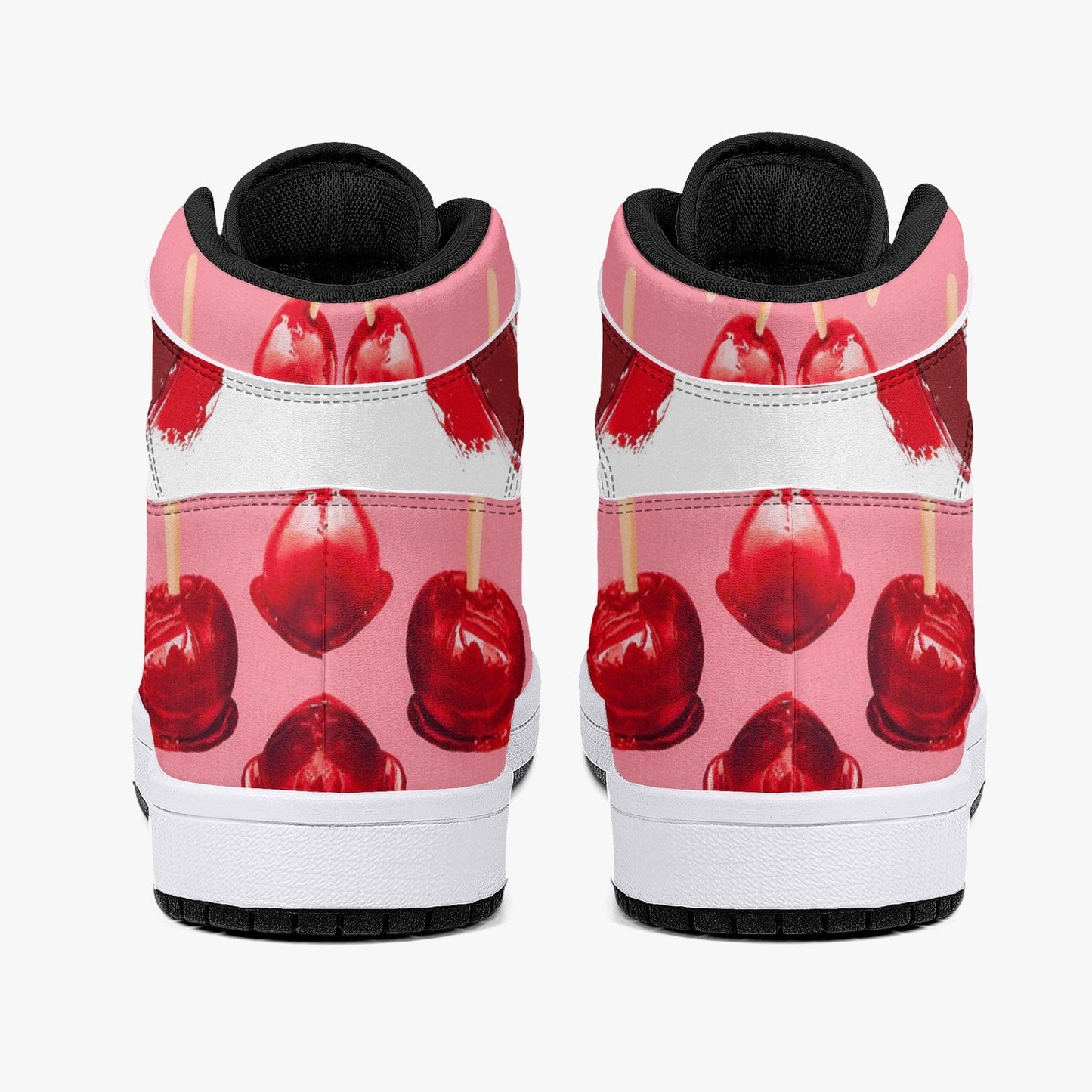 Candy Apples - High-Top Leather Sneakers