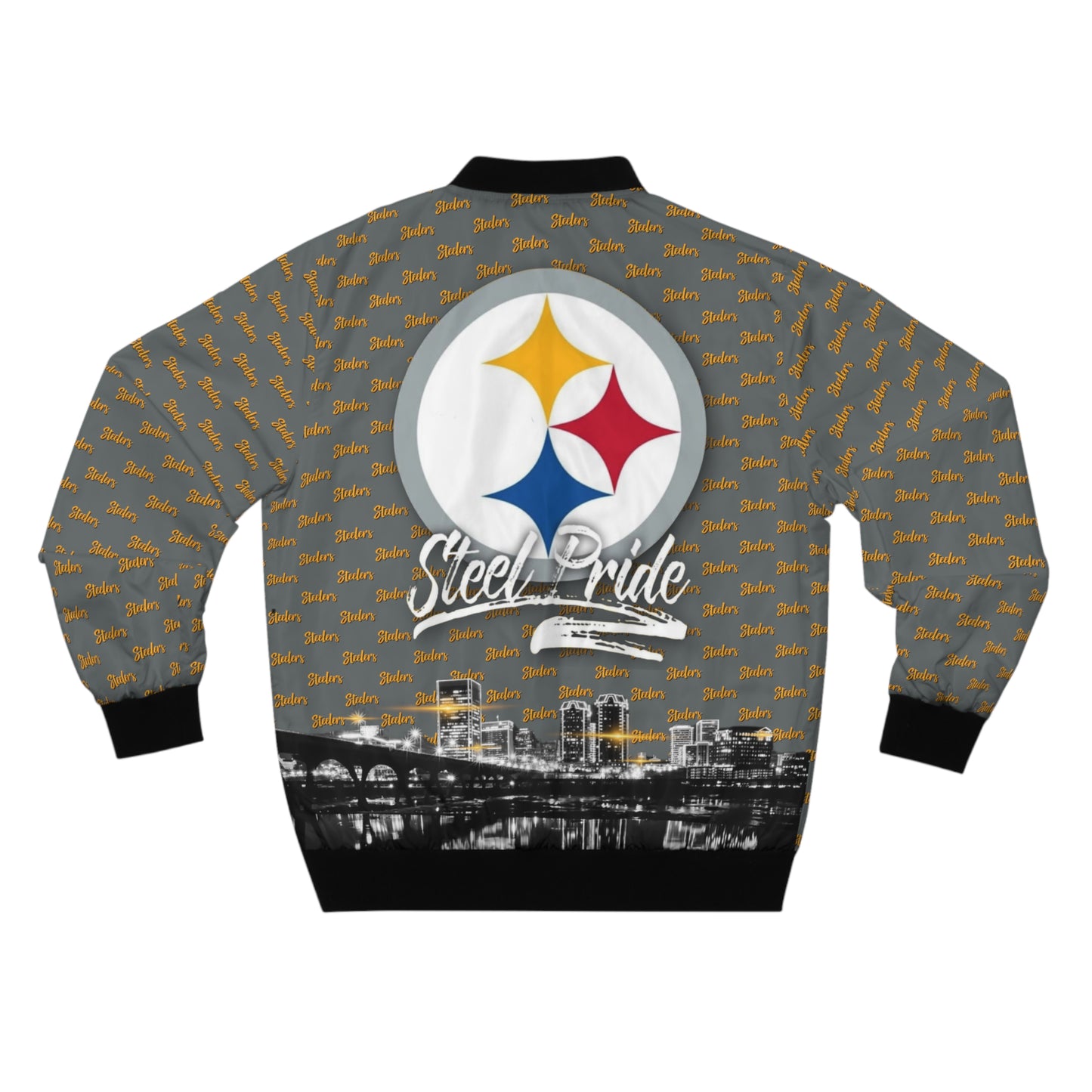 Steel Pride Collection - Steel City / Steeler Print - Dark Grey