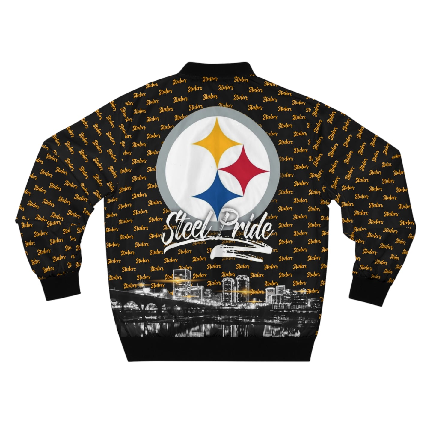 Steel Pride Collection - Steel City / Steeler Print - Black