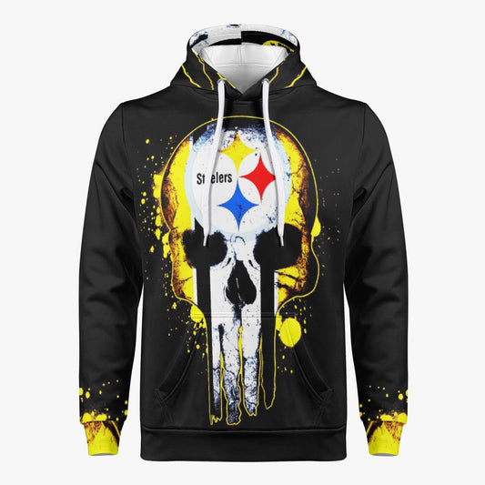 Steel Pride Collection - Pittsburg Steelers Skull Drip - Trending Hoodie