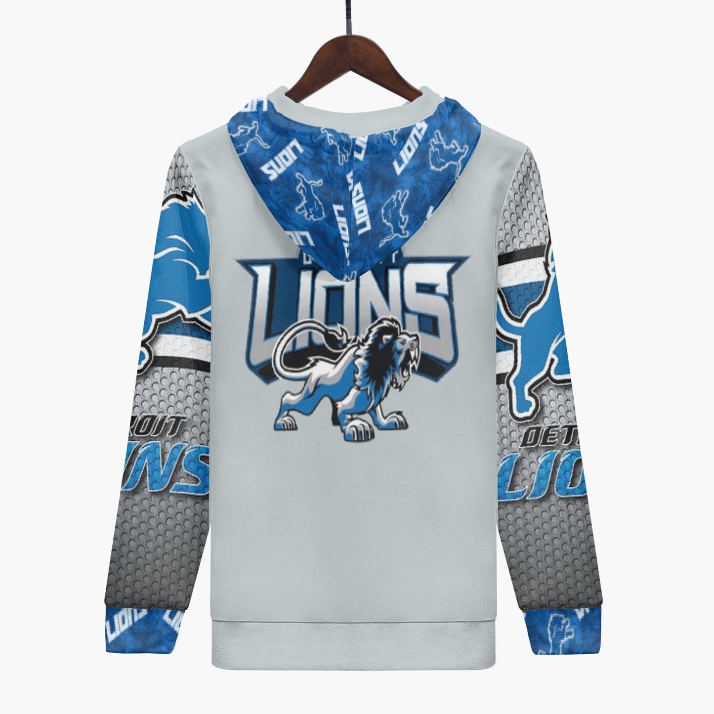 NFL Playoff Collection - Detroit Lions - Grey Trending Hoodie