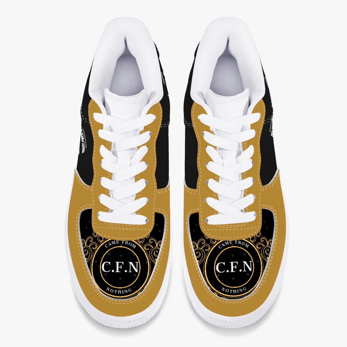 CFN - Came From Nothing - Low-Top Leather Sports Sneakers