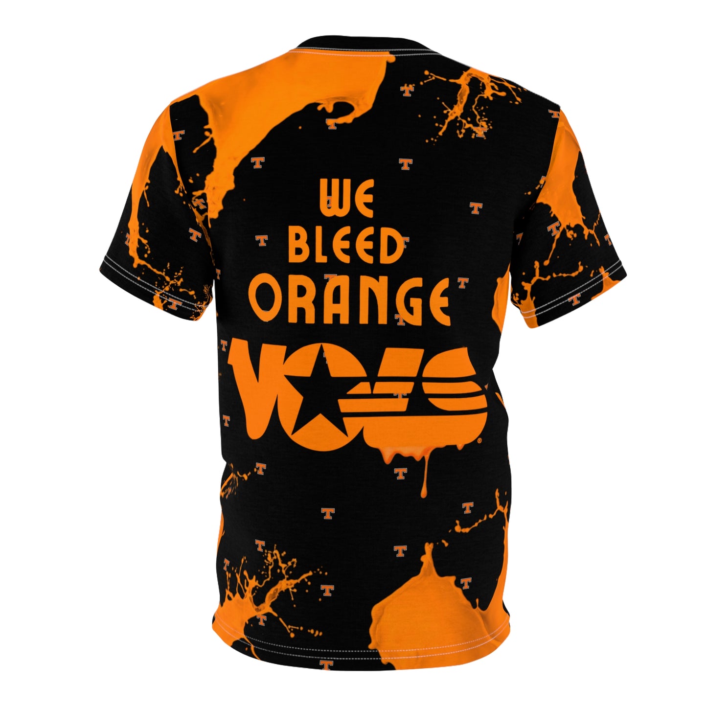 TN VOLS - WE BLEED ORANGE- TN Stars/Rocky Top/Vols - Unisex T-shirt - (BLK)