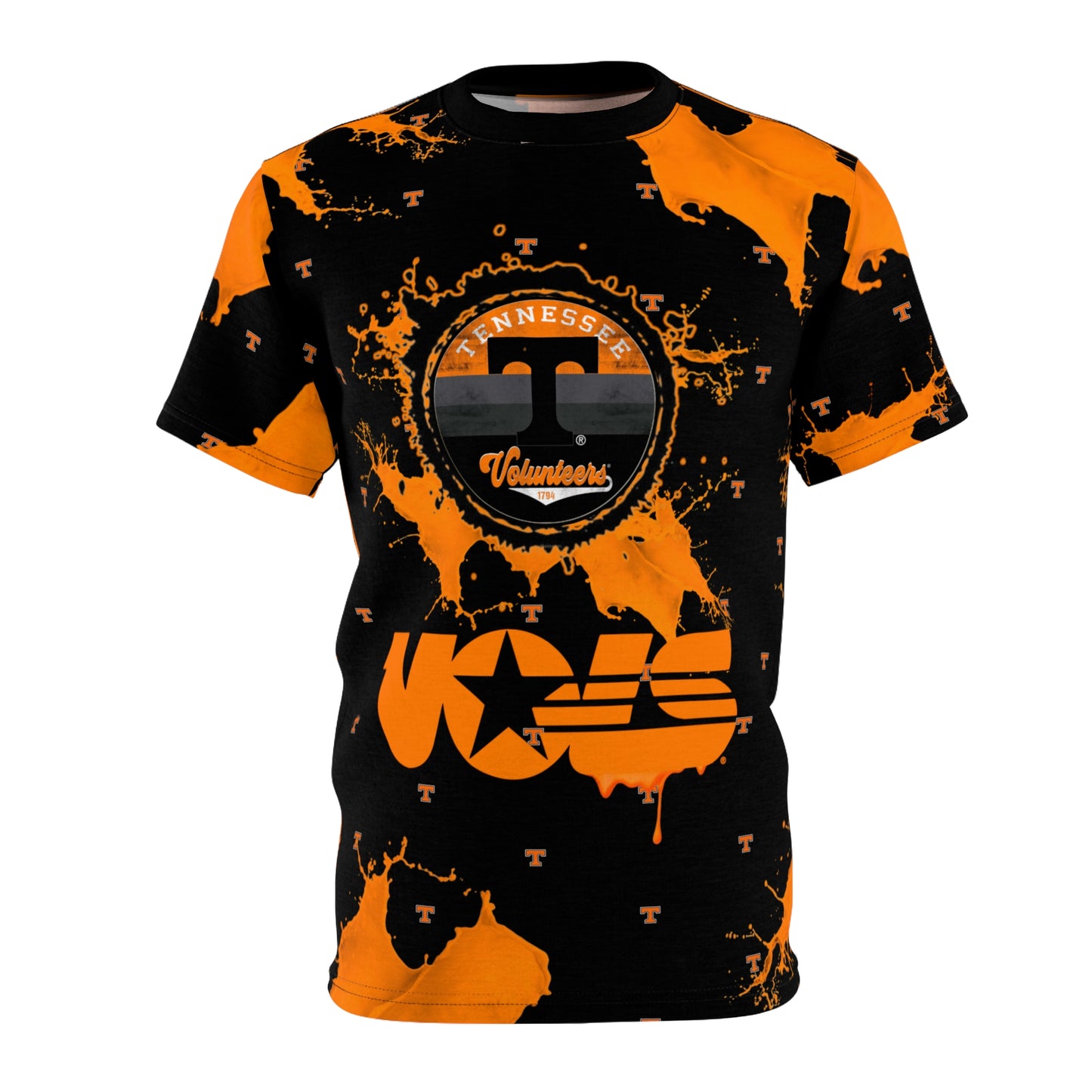 TN VOLS - WBO - Tennessee Volunteers - Full Bleed Blk T-Shirt