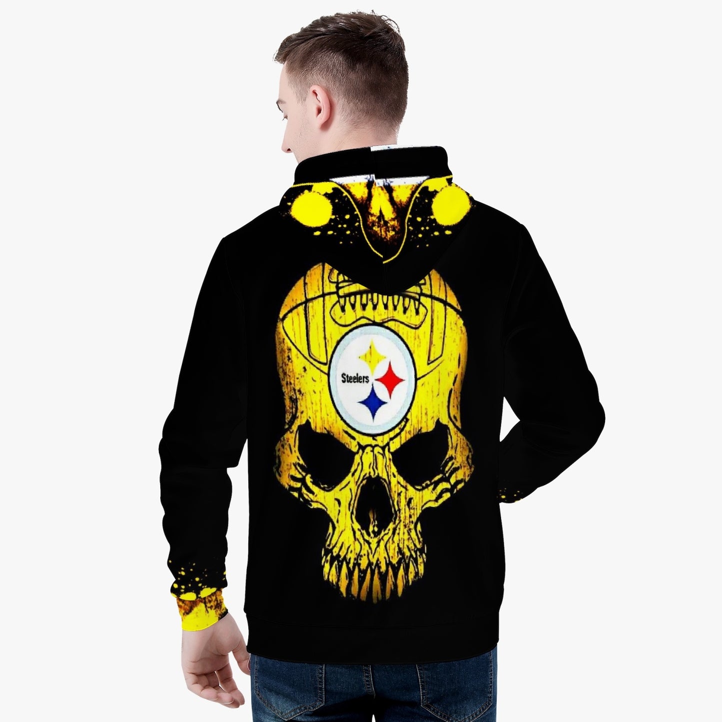 Steel Pride Collection - Pittsburg Steelers Skull Drip - Trending Hoodie