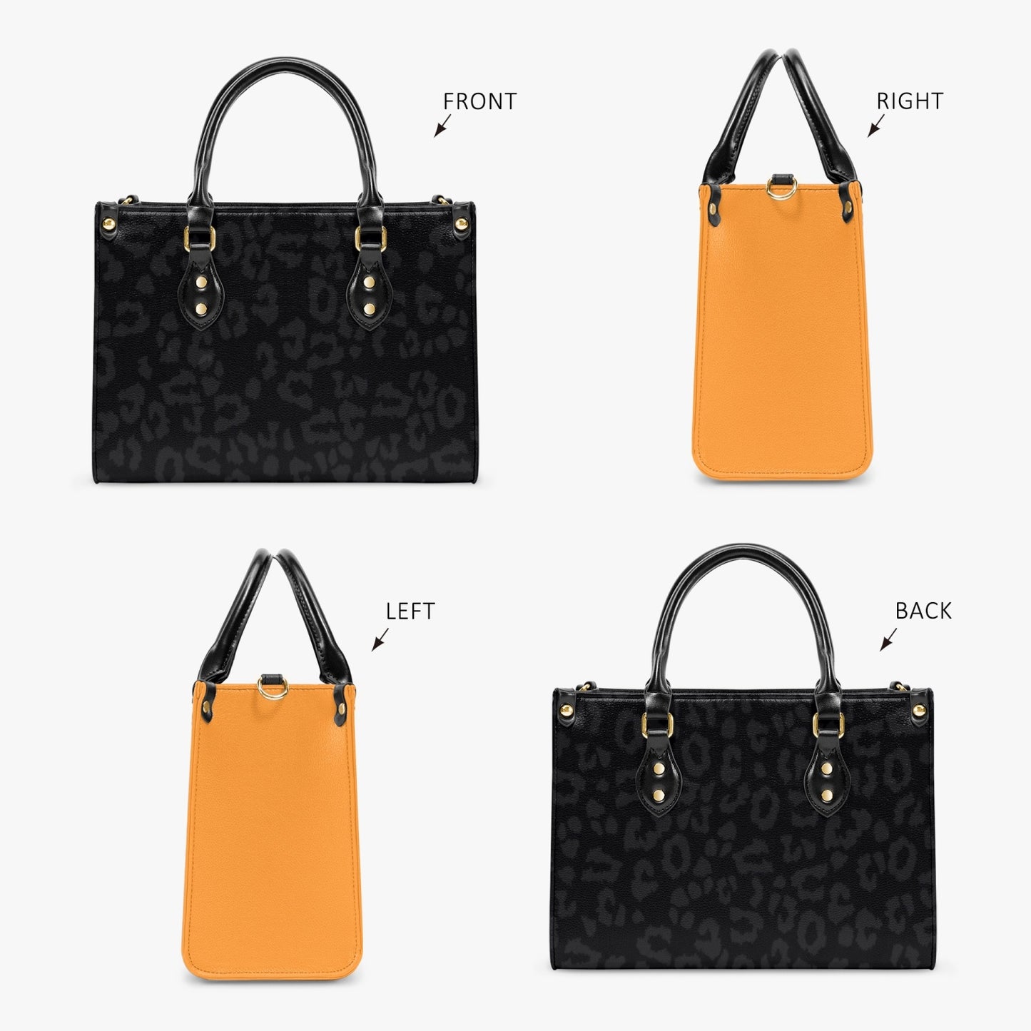 SPORTY MOB WIFE - Dark Leopard - Concise Type Women's Tote Bag