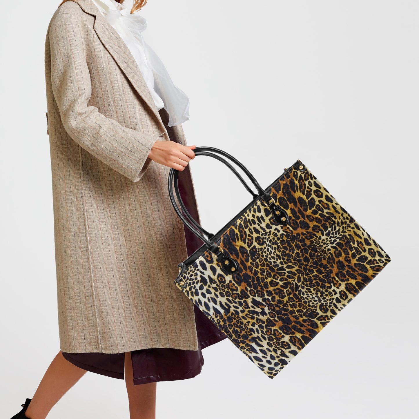 SPORTY MOB WIFE - Animal Print Leopard - Concise Type Women's Tote Bag