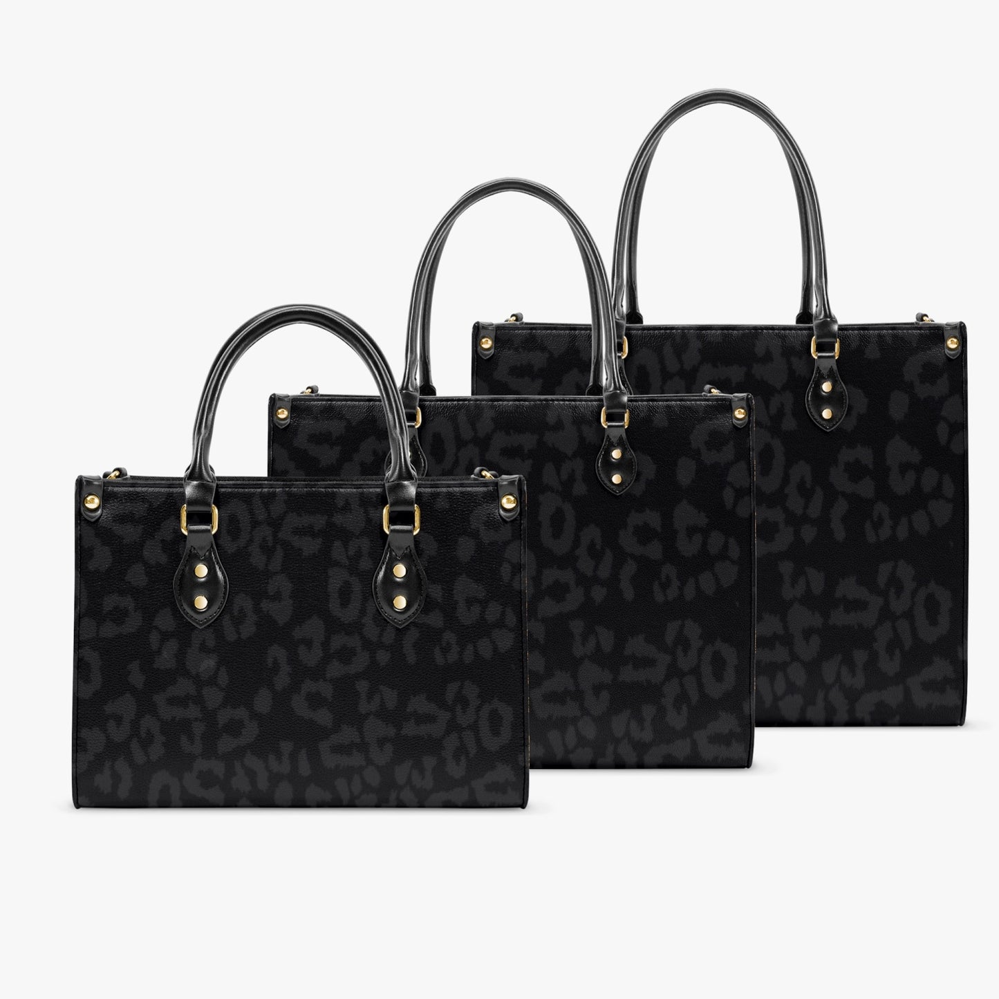 SPORTY MOB WIFE - Dark Leopard - Concise Type Women's Tote Bag