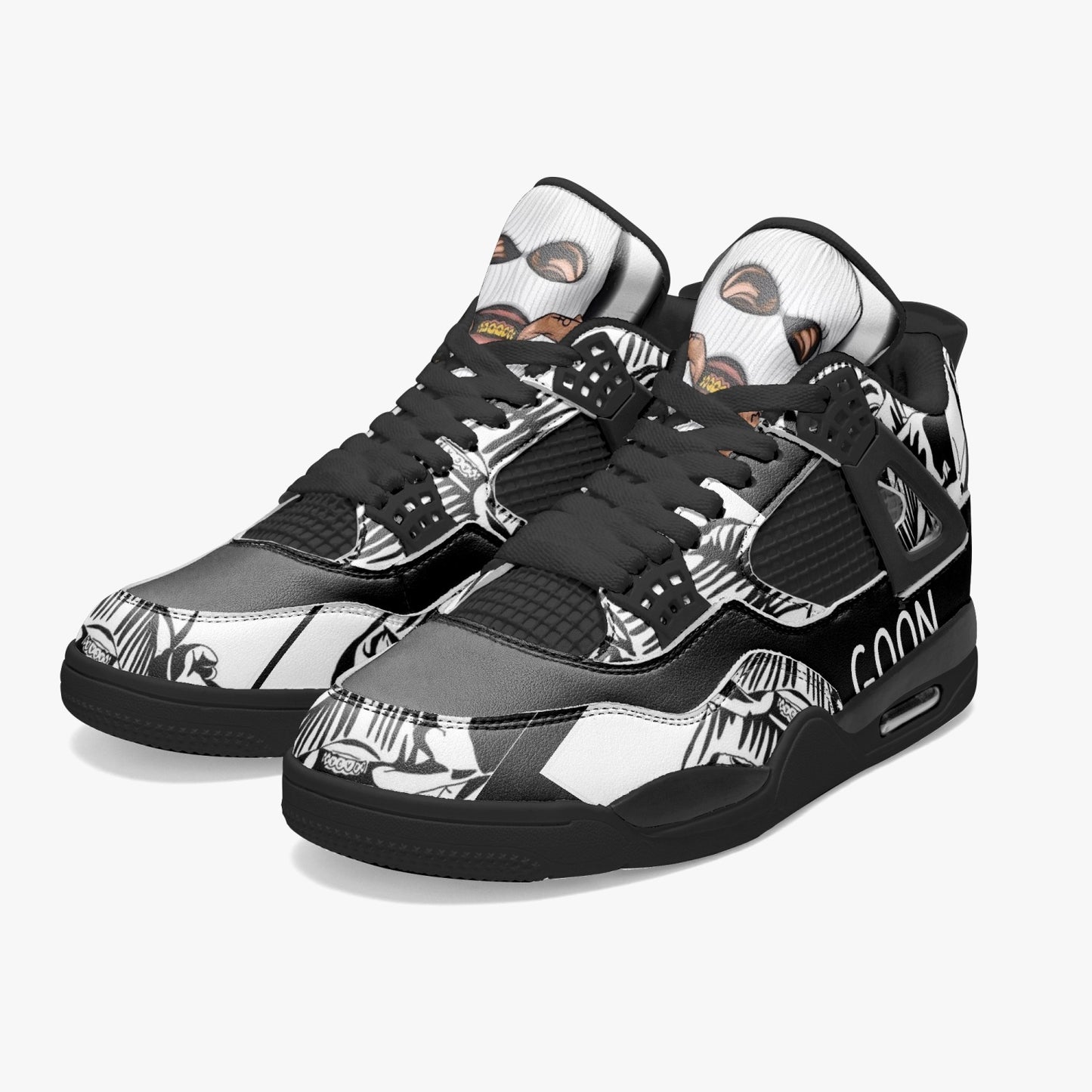 Goon Life -  Basketball Sneakers -Black Sole